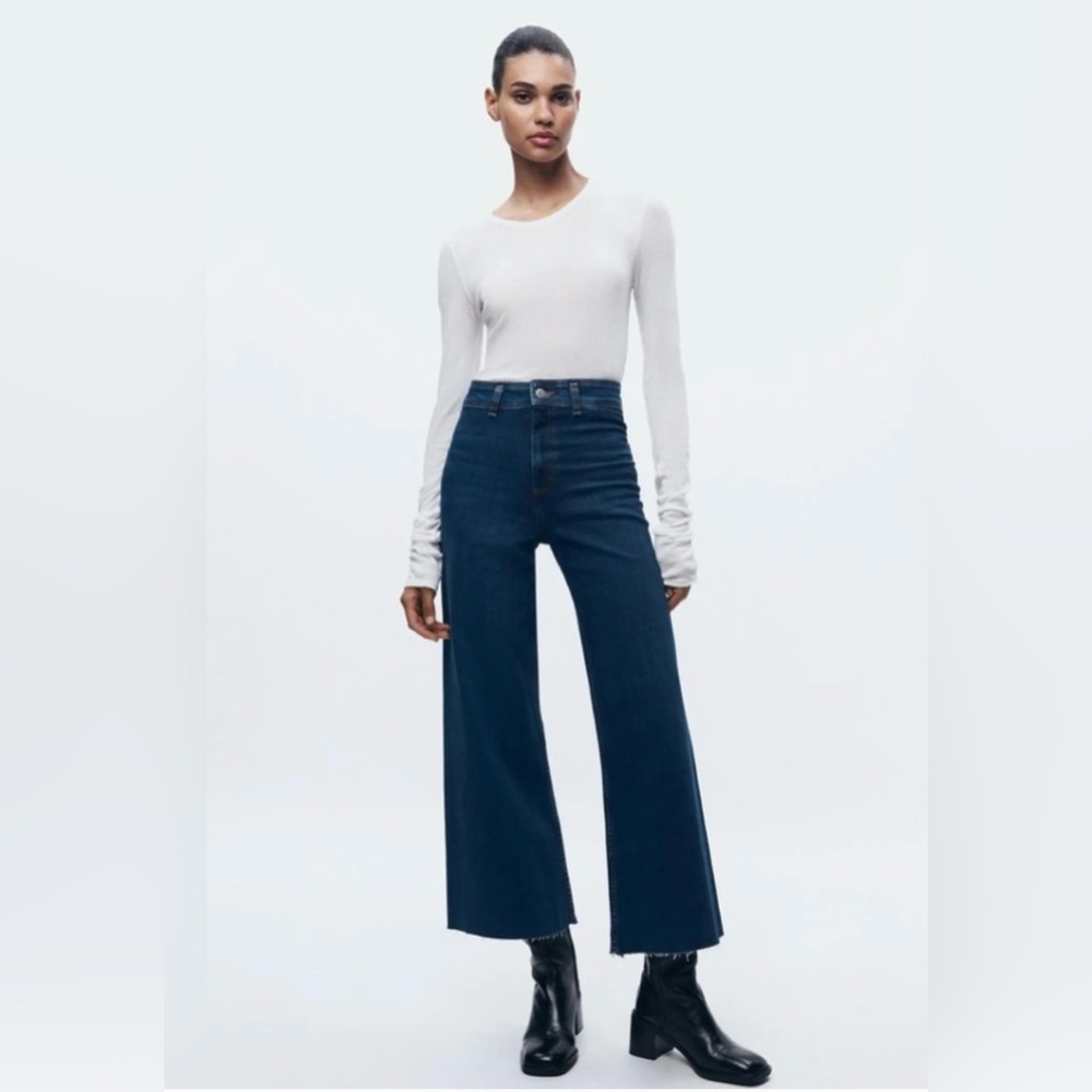Zara Marine High Waisted Jeans